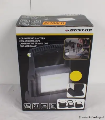 Dunlop werklamp – kavel bij ProVeiling