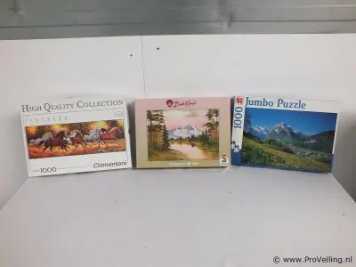 3 puzzels – kavel bij ProVeiling