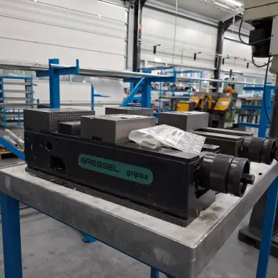 Machine werkstukklem Gressel, Gripos – kavel bij Onlineveilingmeester, Aalsmeer