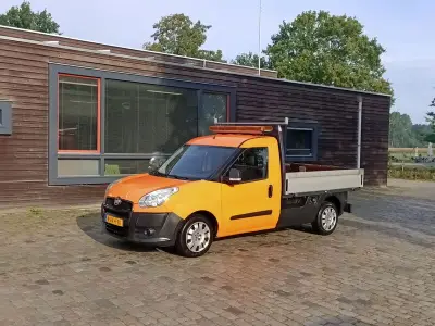 Busje, Fiat, Doblò 1.3 MultiJet Maxi met openlaadbak, 2012 – kavel bij Onlineveilingmeester, Budel