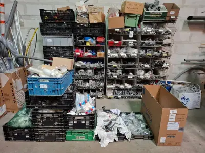 Partij diverse installatiemateriaal – kavel bij Onlineveilingmeester, Hoogeveen