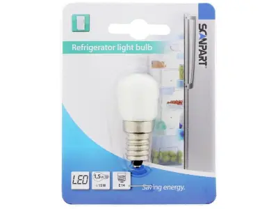 Ca. 12x Koelkastlamp LED E14 15W - 100 Lumen, Scanpart, t25 – kavel bij Onlineveilingmeester