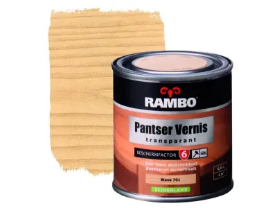 Ca. 12x Pantservernis zijdeglans, Rambo, kleurloos, 250 ml – kavel bij Onlineveilingmeester