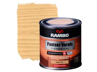 Ca. 12x Pantservernis hoogglans, Rambo, kleurloos, 250 ml – kavel bij Onlineveilingmeester
