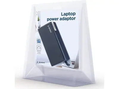 4x Universele notebookadapter 90W, Gembird, npa-ac1d, zwart – kavel bij Onlineveilingmeester