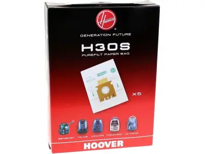 4x Stofzuigerzak paper bag, Hoover, h30s – kavel bij Onlineveilingmeester