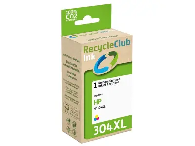 9x Cartridges compatible met HP 304 XL kleur, RecycleClub – kavel bij Onlineveilingmeester