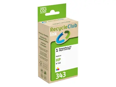 5x Cartridge compatibel met HP 343 Kleur, RecycleClub – kavel bij Onlineveilingmeester