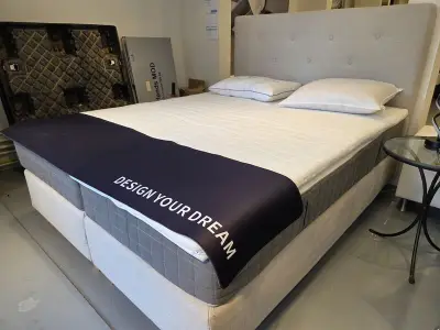 Boxspring 160x200 – kavel bij Onlineveilingmeester, Hoogeveen