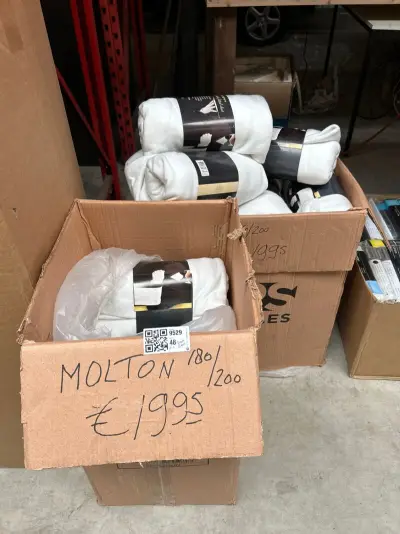 Partij moltons w.o. ca. 80/90x200+30 cm – kavel bij Onlineveilingmeester, Hoogeveen