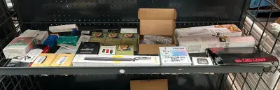 Partij elektronica w.o. mini printer W.o. Inova, inktdag, Handy – kavel bij Onlineveilingmeester, Hoogeveen
