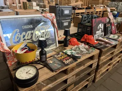 Partij horeca-, reclame- en mancave-artikelen – kavel bij Onlineveilingmeester, Hoogeveen