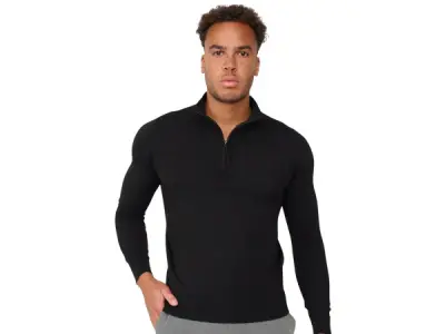 Solution Simon Zipper Knit Zwart - XXL – kavel bij XL Auctions