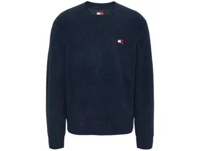 Tommy Jeans Waffle Sweater Navy - XXL – kavel bij XL Auctions
