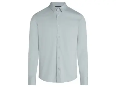 Calvin Klein Smooth Cotton Slim Overhemd Slate Gray - XL – kavel bij XL Auctions