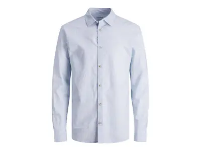 Jack & Jones Linnen Overhemd Cashmere Blue - S – kavel bij XL Auctions