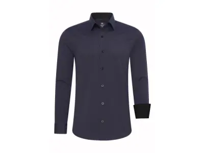 Rusty Neal Heren Overhemd Navy - S – kavel bij XL Auctions