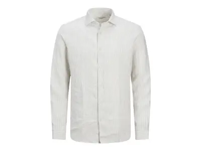 Jack & Jones Parker Linen Stripe Overhemd Travertine - XL – kavel bij XL Auctions