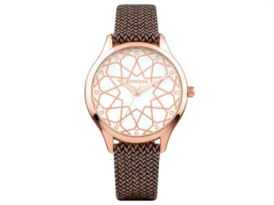 Bergson Ocean dameshorloge rosegoud 33mm – kavel bij XL Auctions