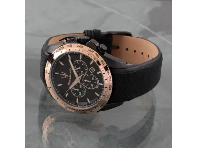 Maserati Traguardo Zwart/Rose 45mm – kavel bij XL Auctions