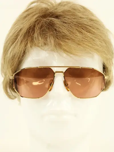 Serengeti hoekige aviator-/pilotvorm vintage zonnebril – kavel bij De Kringwinkel, Antwerpen