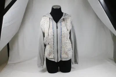 Grijze zip-up hoodie - Twinset – kavel bij De Kringwinkel, Brecht