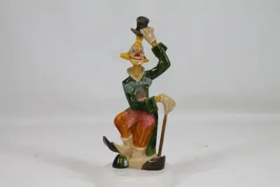 Vintage clownbeeldje – kavel bij De Kringwinkel, Brecht