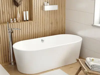 Vrijstaand ligbad Anconetti, Ancodesign, 828547, wit – kavel bij Onlineveilingmeester, Zutphen