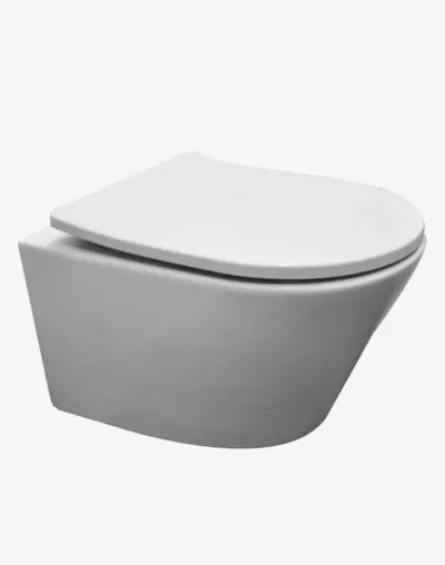 Wandcloset, rimless + toiletzitting WB, Vesta 32.6012, mat-wit – kavel bij Onlineveilingmeester, Zutphen