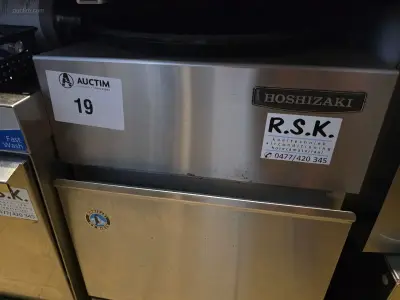 Inox ijsblokjesmachine Hoshizaki – kavel bij Auctim, Koksijde
