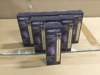 9x Professionele Hair Trimmer Aerova, goud – kavel bij Onlineveilingmeester, Zutphen