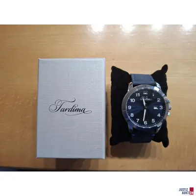 Herrenuhr mit Etui "Tardima" blau - neuwertig – kavel bij Justiz-Auktion, Bamberg