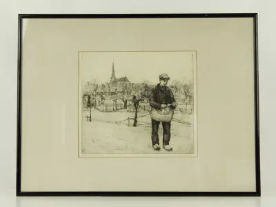 Romain Malfliet (1910–2006) – Ets ‘Zeeldraaier – Hamme – kavel bij De Kringwinkel, Antwerpen