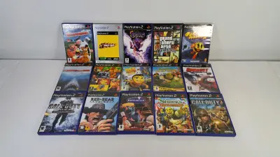 Lot van 15 Sony PlayStation 2 games – kavel bij De Kringwinkel, Turnhout