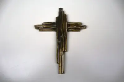 Bronzen wandkruis - Bruno Eeckman – kavel bij De Kringwinkel, Izegem