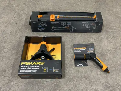 Fiskars tuinbewatering set 3-delig – kavel bij XL Auctions