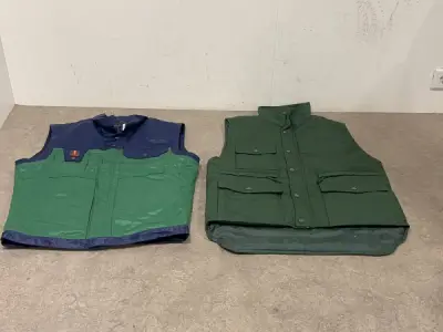 Werk bodywarmers maat M set 2-delig – kavel bij XL Auctions