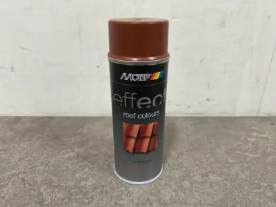 12x Motip metaaldakverf 400ml baksteenrood – kavel bij XL Auctions