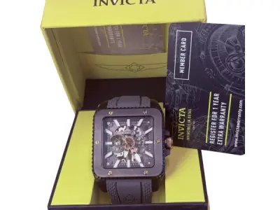 Invicta | Cuadro Skeleton Mechanisch Herenhorloge – kavel bij XL Auctions