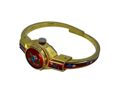 Hudson |Emaille Secret Bangle Horloge – kavel bij XL Auctions