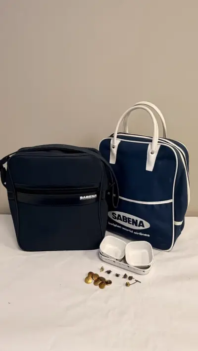 Sabena vintage verzamelobjecten – kavel bij De Kringwinkel, Dendermonde