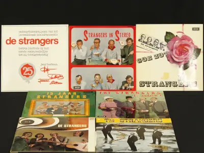 Lot met 7 LP's van De Strangers – kavel bij De Kringwinkel, Antwerpen
