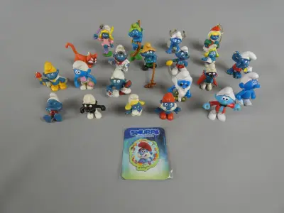 20 Smurfen figuren – kavel bij De Kringwinkel, Diest