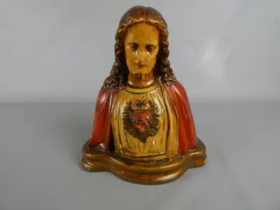 Buste Jezus – kavel bij De Kringwinkel, Diest