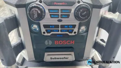 Baustellenradio BOSCH Power Box GML50 – kavel bij industrieauktion.online, Essen