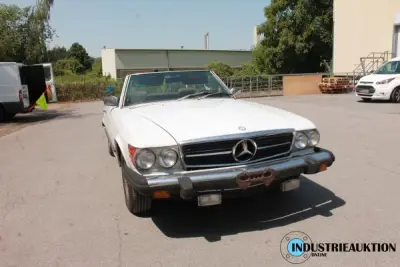 PKW offen, MERCEDES-BENZ SL380, R107 – kavel bij industrieauktion.online, Essen
