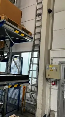 5590.991 => 1 Alu-Anlegeleiter, 15-sprossig – kavel bij VENTA Industrieversteigerungen, Hagen