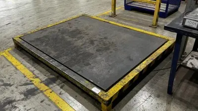 5590.1001 => 1 Wägeeinheit bestehend aus Plattformwaage, Paketwaage, Steuerung Bizerba ST und Bondrucker Bizerba – kavel bij VENTA Industrieversteigerungen, Hagen