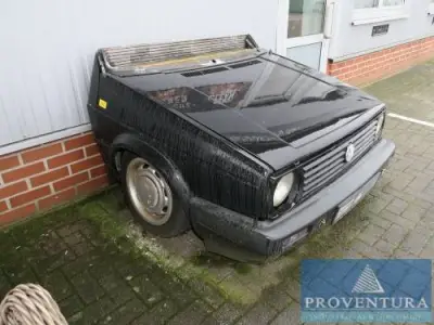 Holzkohlegrill aus VW Golf II Front – kavel bij Proventura, Lastrup