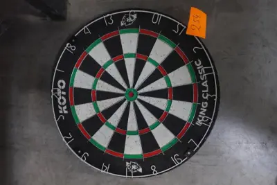 Dartbord King classic – kavel bij Openbare Verkopen
